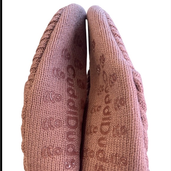 Cuddl Duds Slipper Socks (Ballerina Style) – Mauve, Cozy, Non-Slip, NWT - Picture 4 of 6